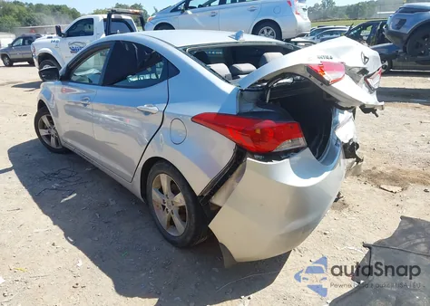 2013 Hyundai Elantra Gls из США, поврежденный, VIN KMHDH4AE5DU743954